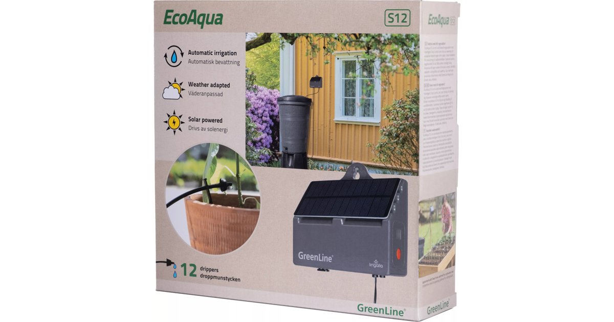 Droppbevattningssystem Ecoaqua S12