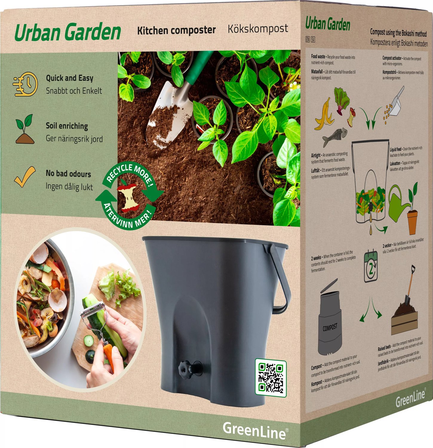 Bokashikompost Urban Garden