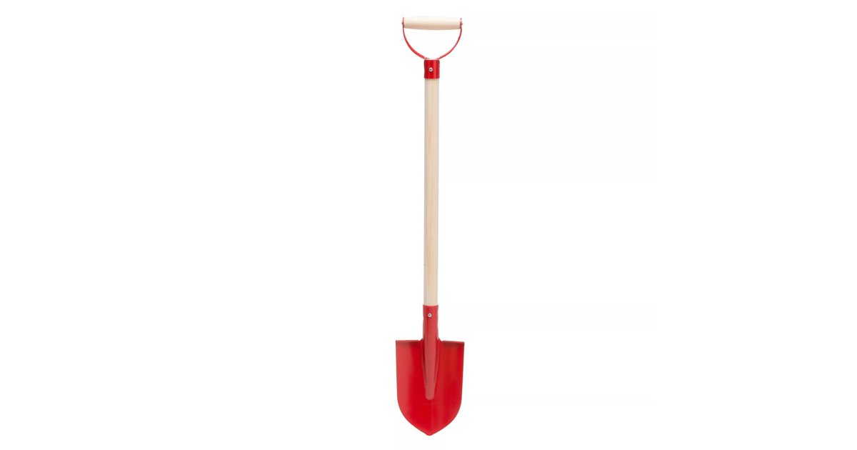 Spade Rudde Spade för barn Röd L:69 cm B:11.5 cm