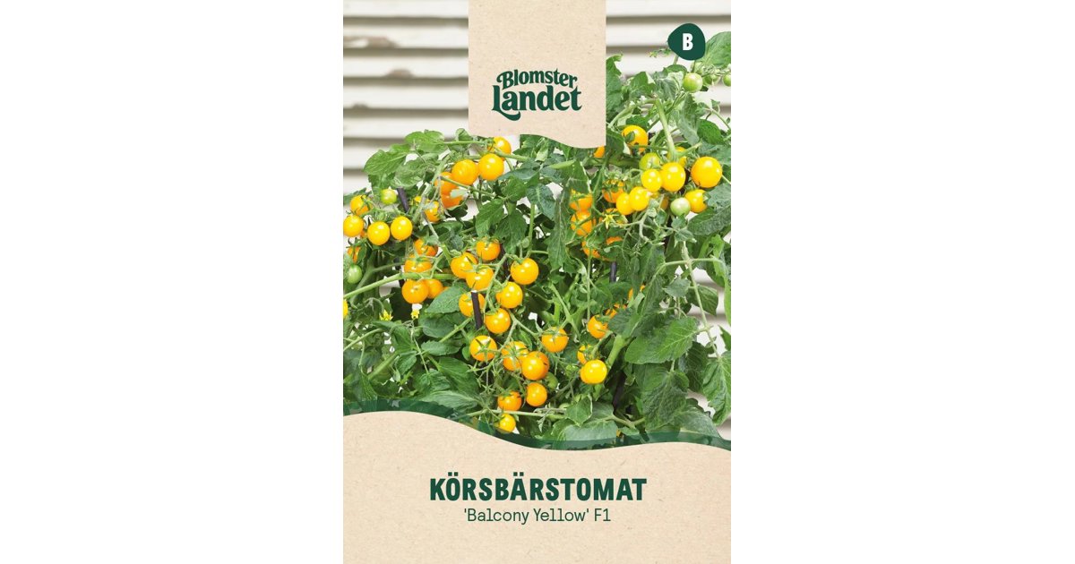 Körsbärstomat Balcony Yellow F1