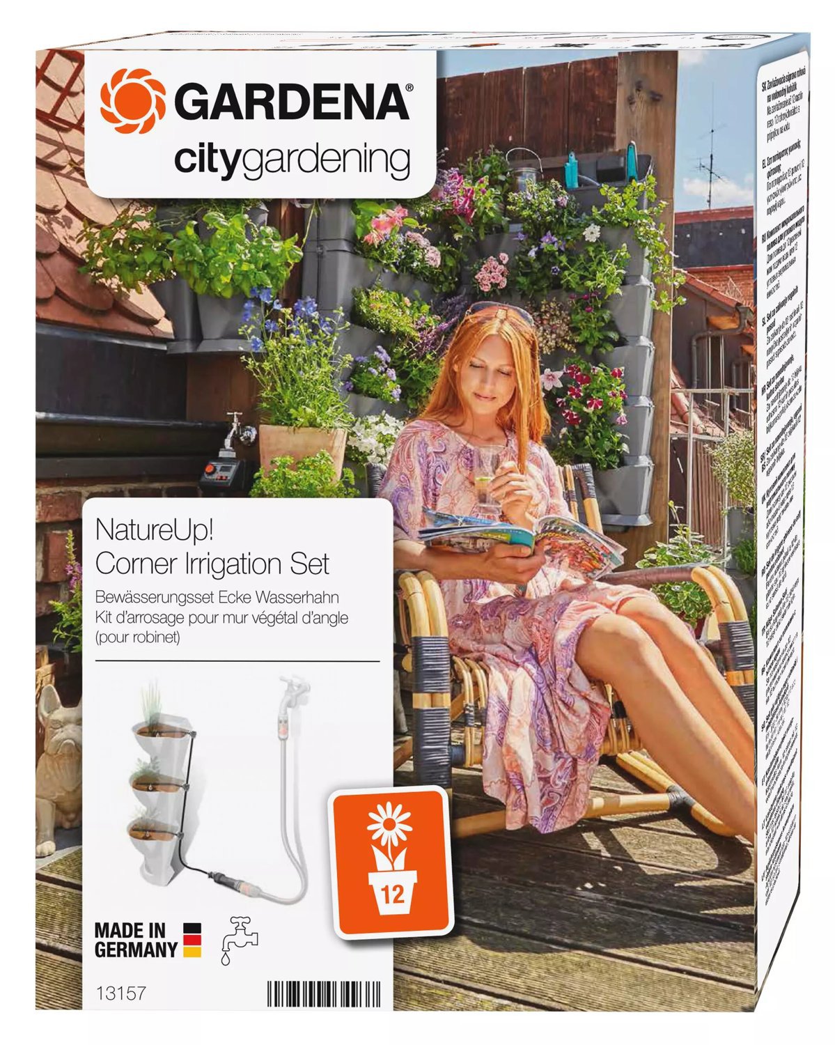 Bevattningsset Till Vertikal Växthållare För Hörn Natureup!