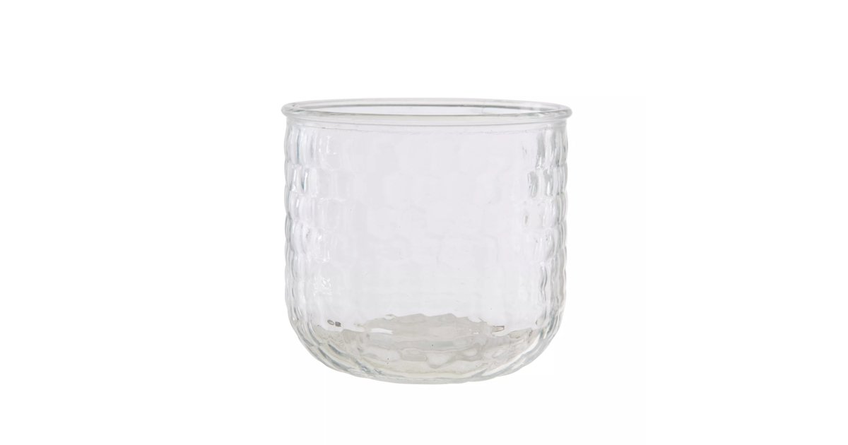 Pot porcelaine motif végétal .12,5 x H.12 cm Pot porcelaine motif végétal .12,5 x H.12 cm