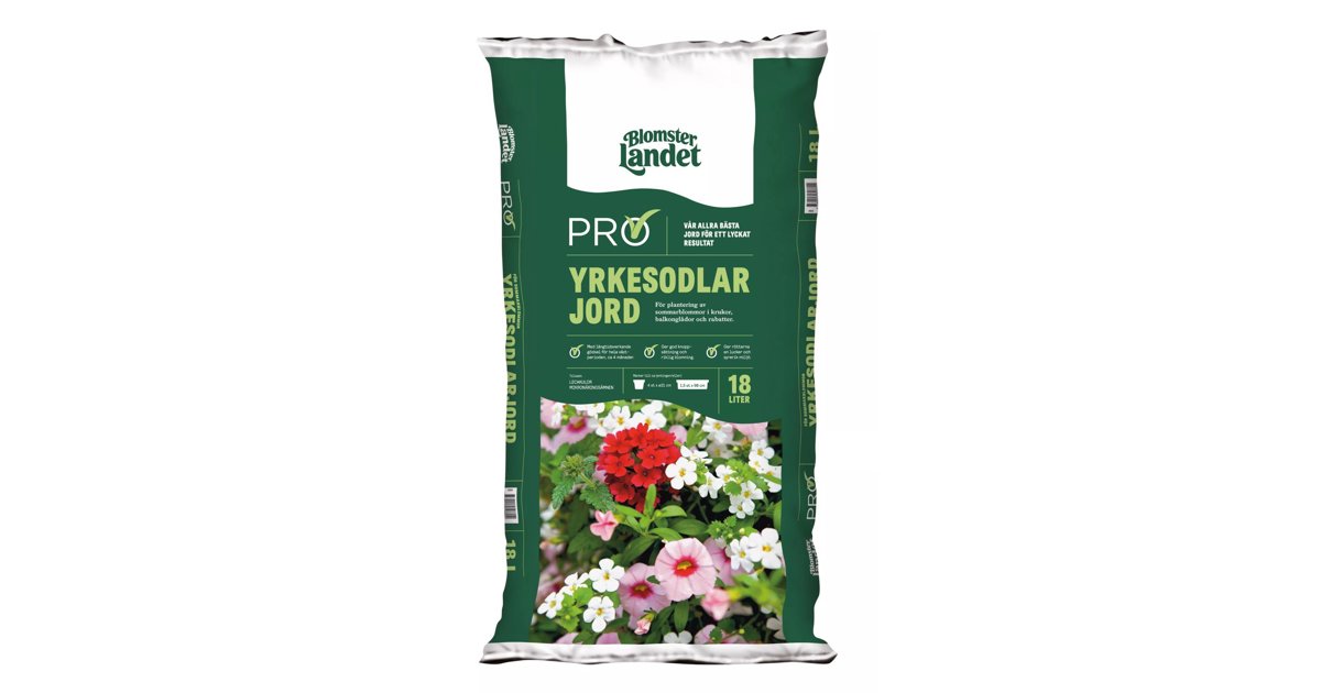 Yrkesodlarjord För Sommarblommor