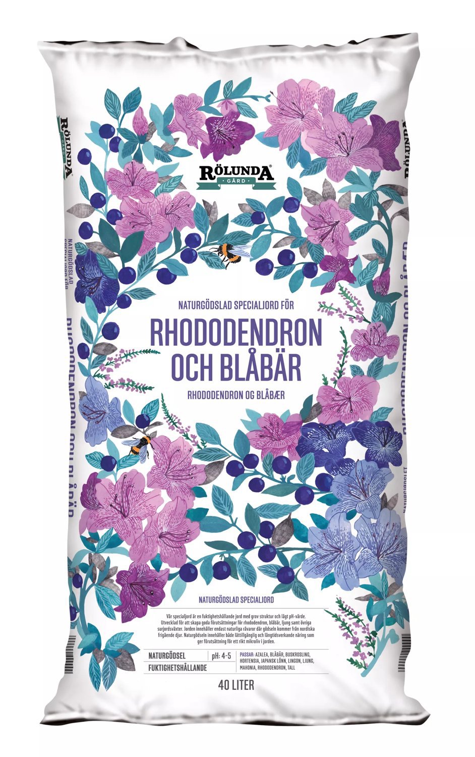 Rhododendron- Och Blåbärsjord