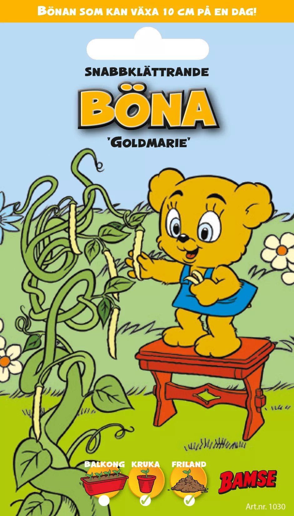 Bamsefrö Böna ’Goldmarie’