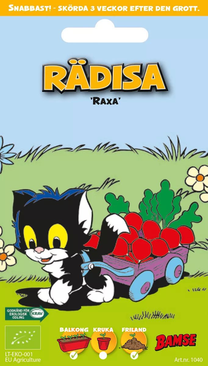 Bamsefrö Rädisa ’Raxe’