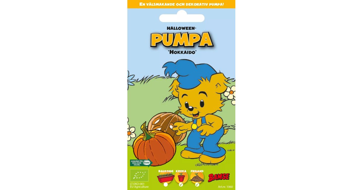 Bamsefrö Pumpa Hokkaido Orange’