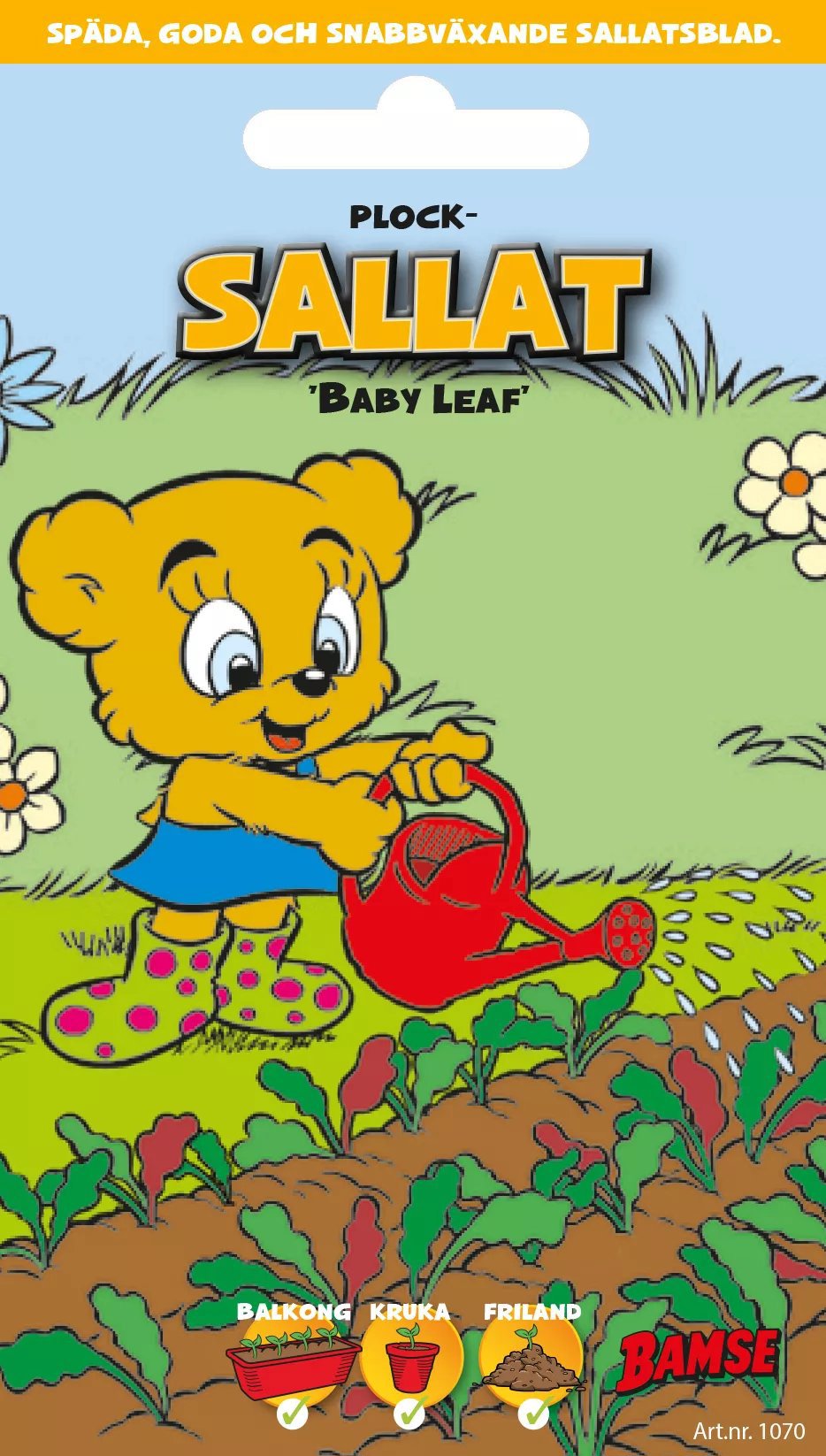 Bamsefrö Plocksallat, Baby Leaf