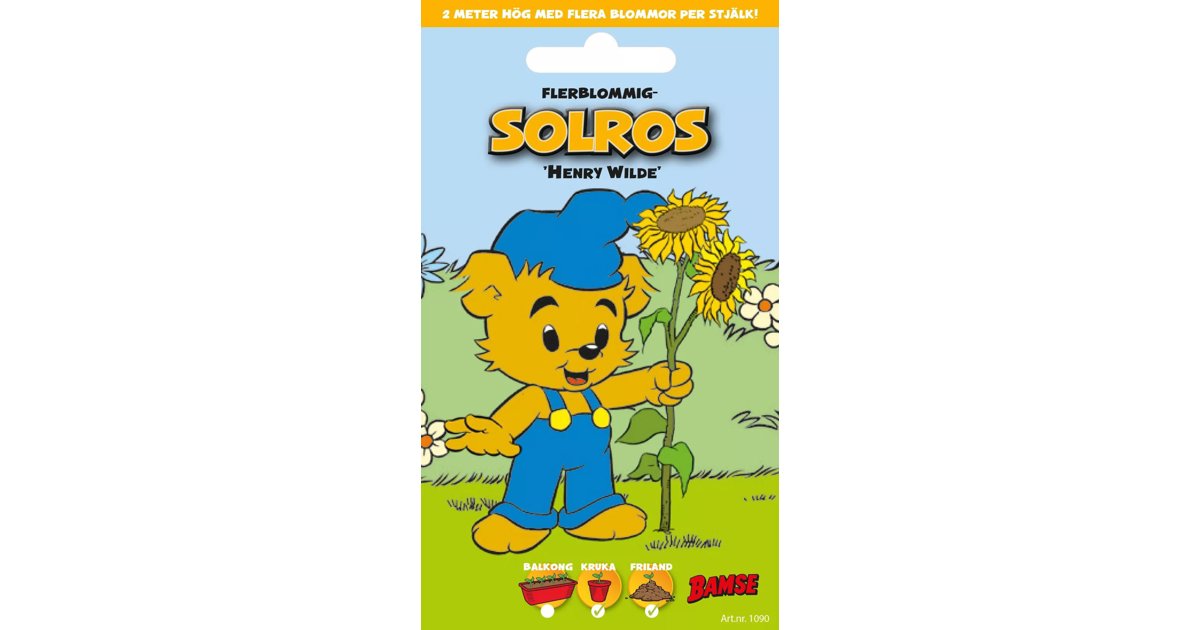 Bamsefrö Solros ’Henry Wilde’