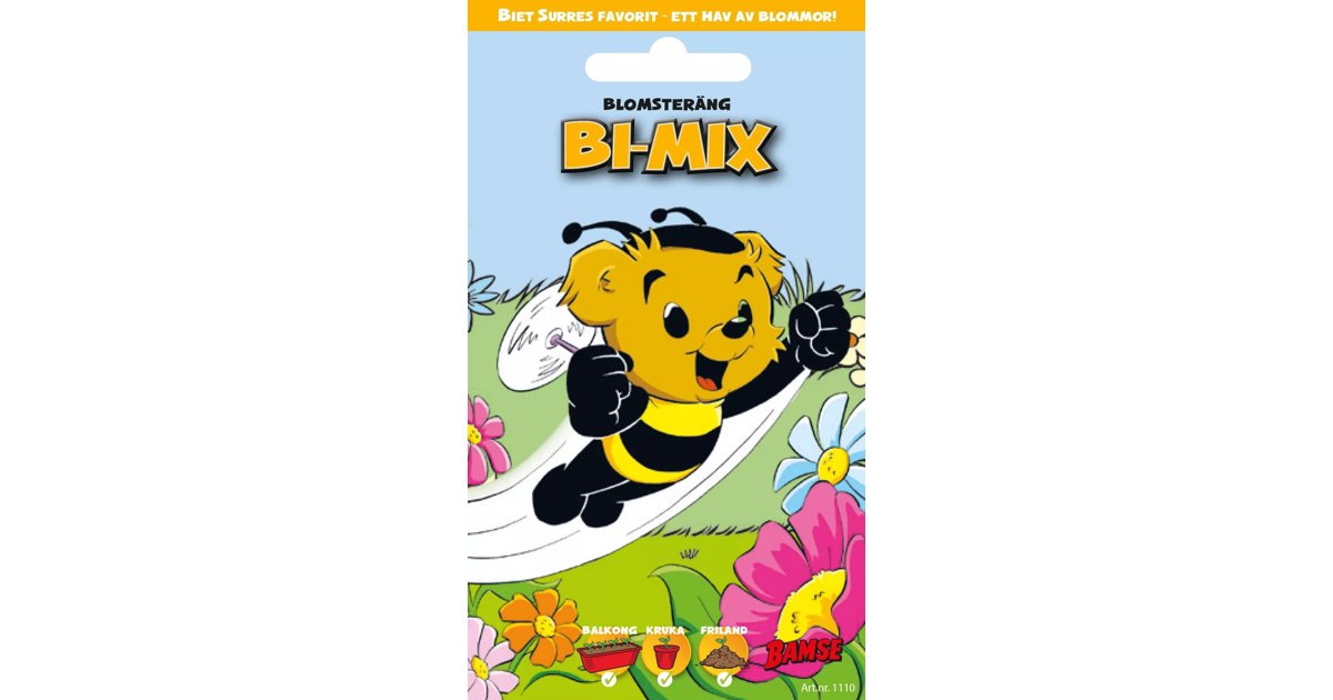 Bamsefrö Blomsteräng Bimix