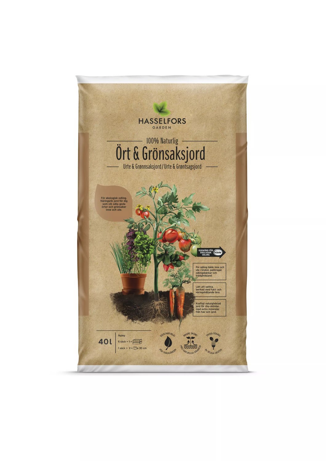 Hasselfors Ört- & Grönsaksjord
