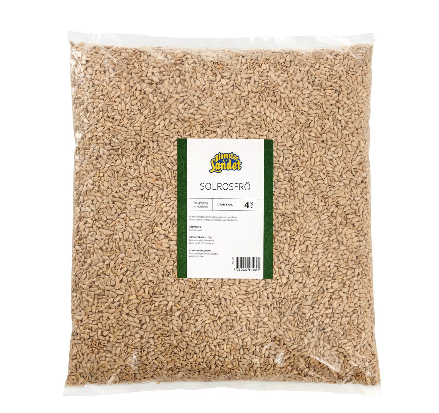 Skalade solrosfrö 4 kg