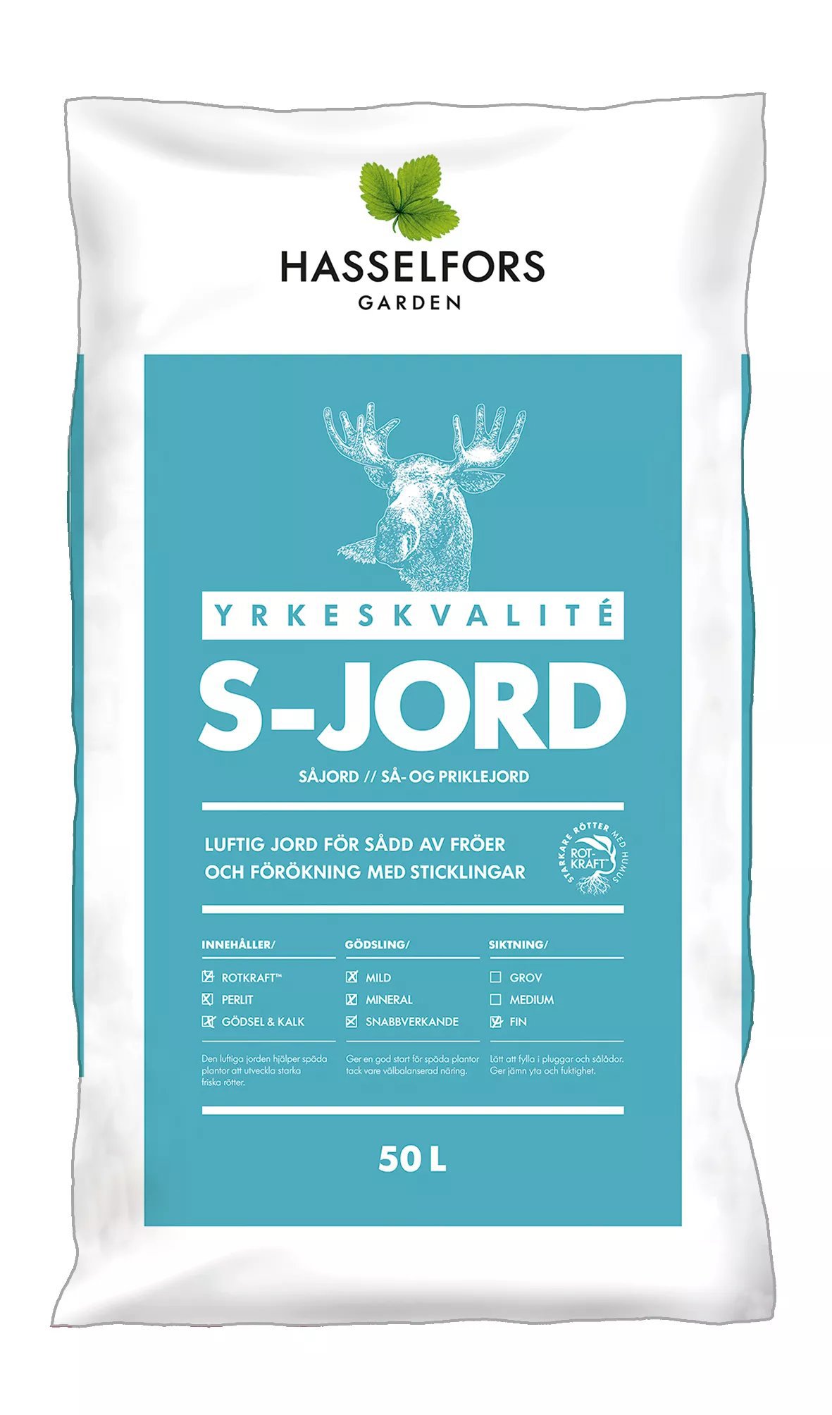 Hasselfors S-Jord/Såjord 50 liter