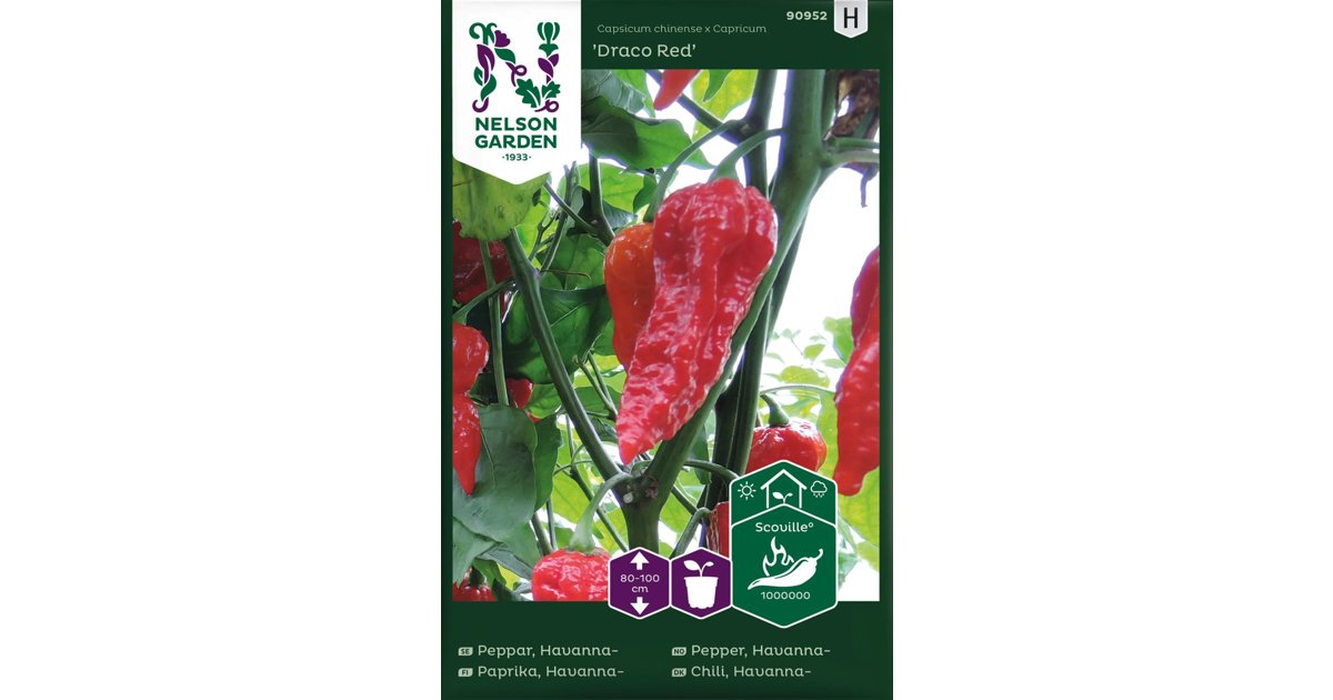 Havannapeppar Draco Red
