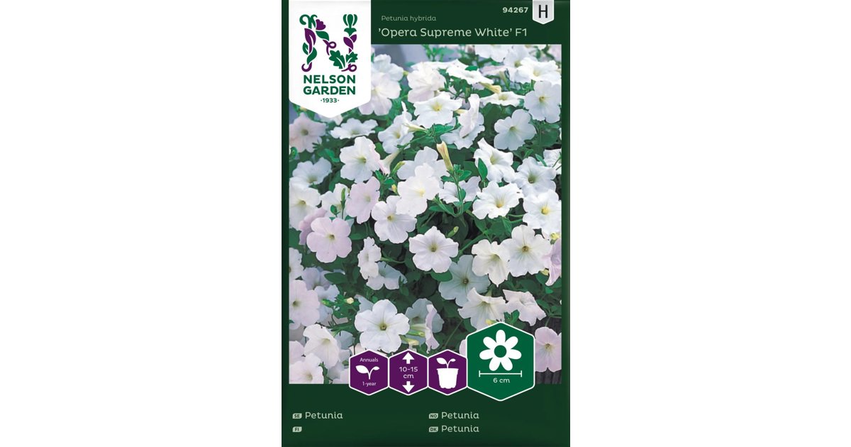 Petunia Opera Supreme White F1