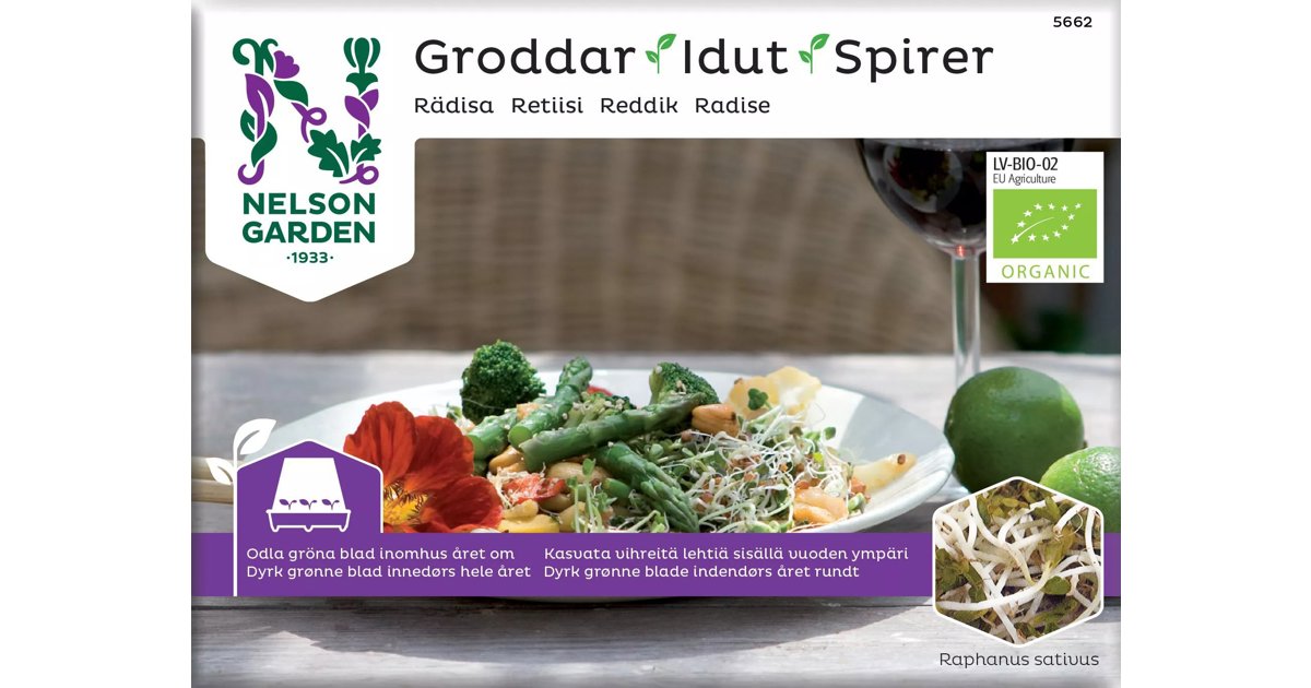 Groddar, Rädisa