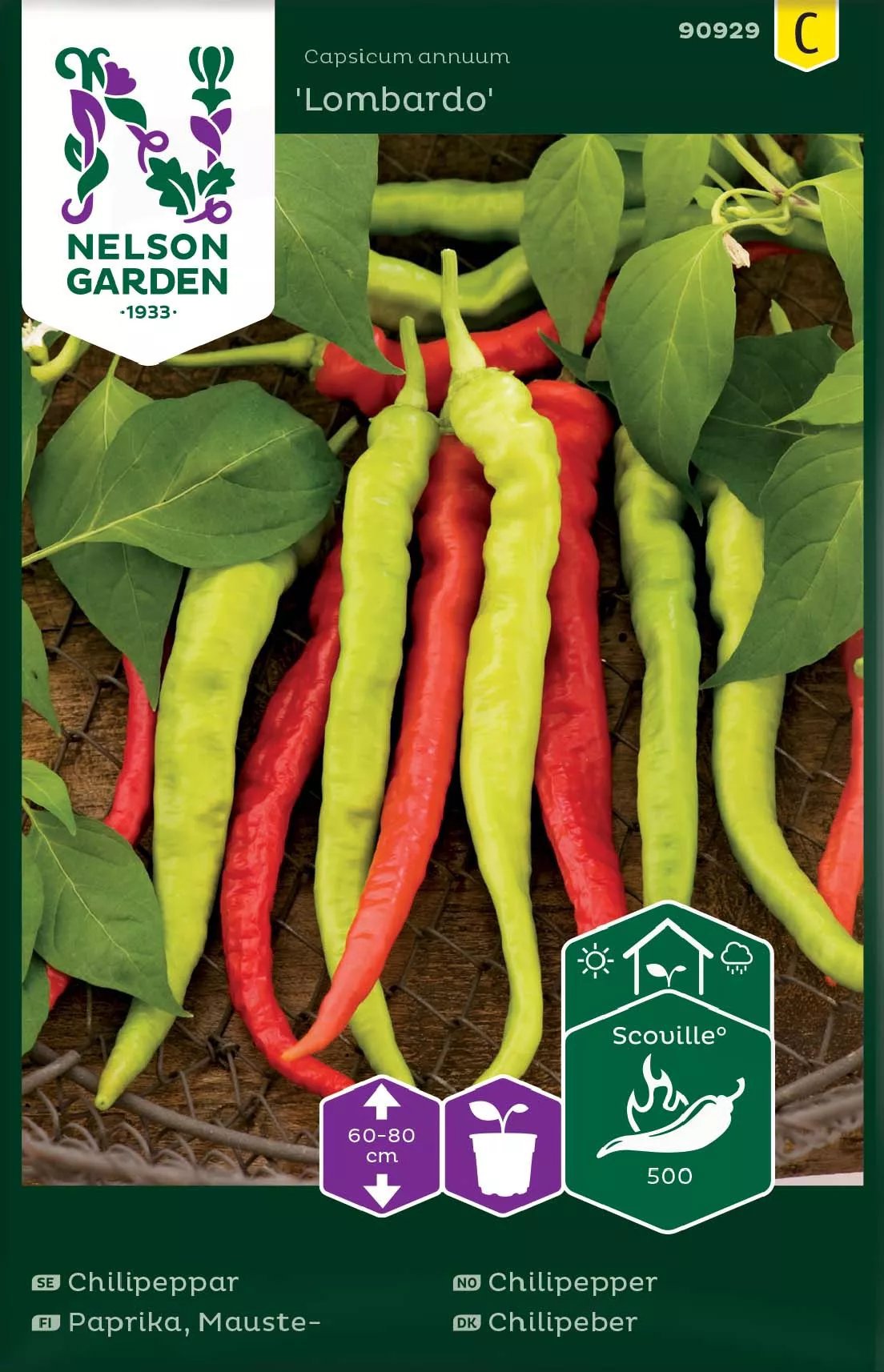 Produktbild på Chilipeppar 'Lombardo'