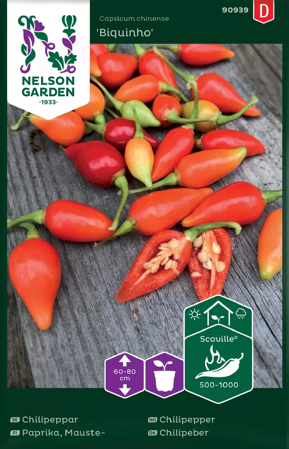 Produktbild på Chilipeppar 'Biquinho'