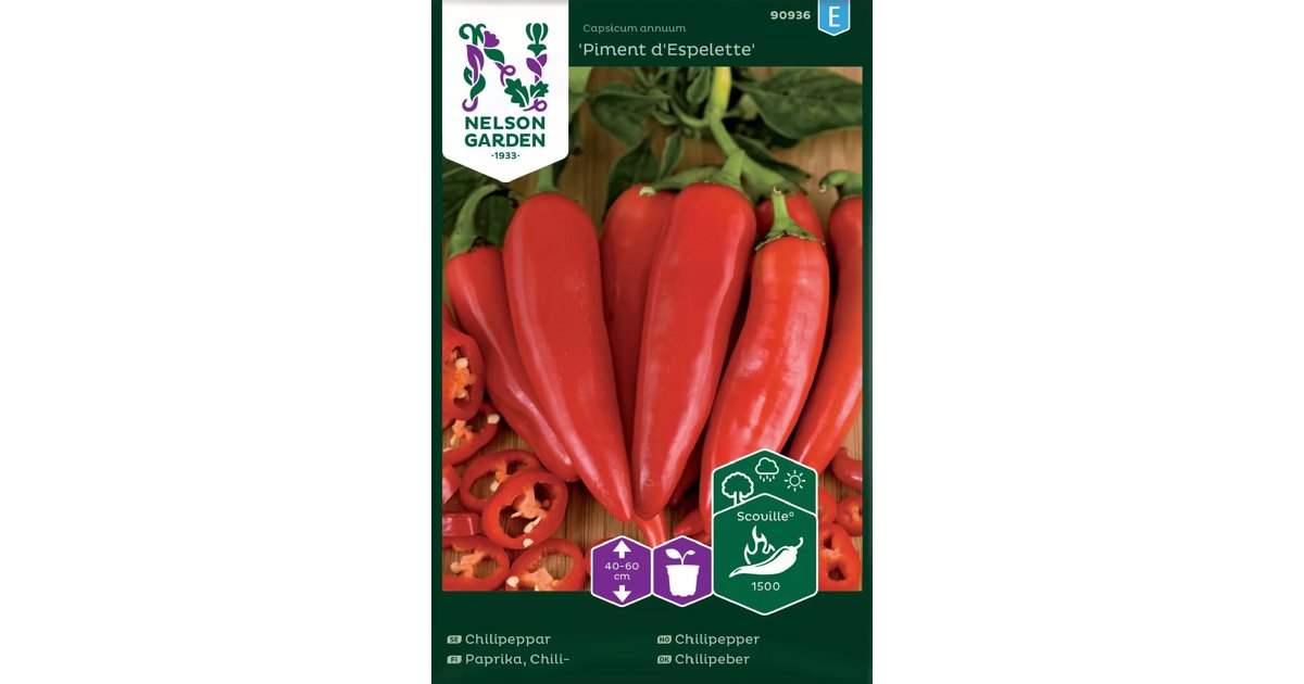 Chilipeppar Piment Despelette