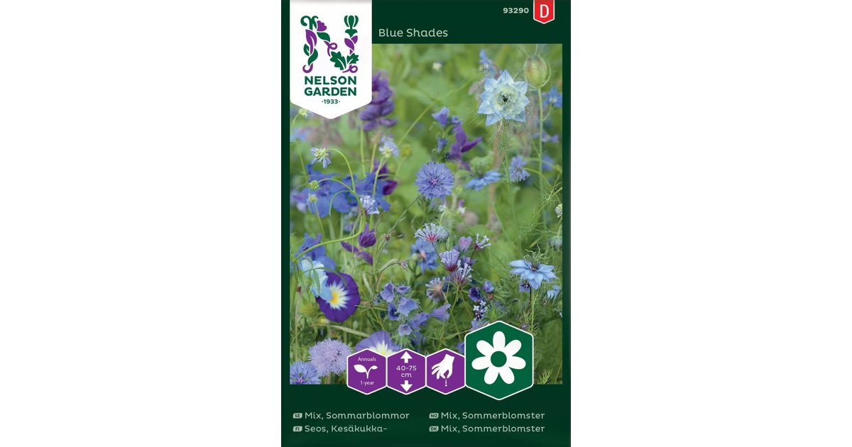 Sommarblommor Mix Blue Shades