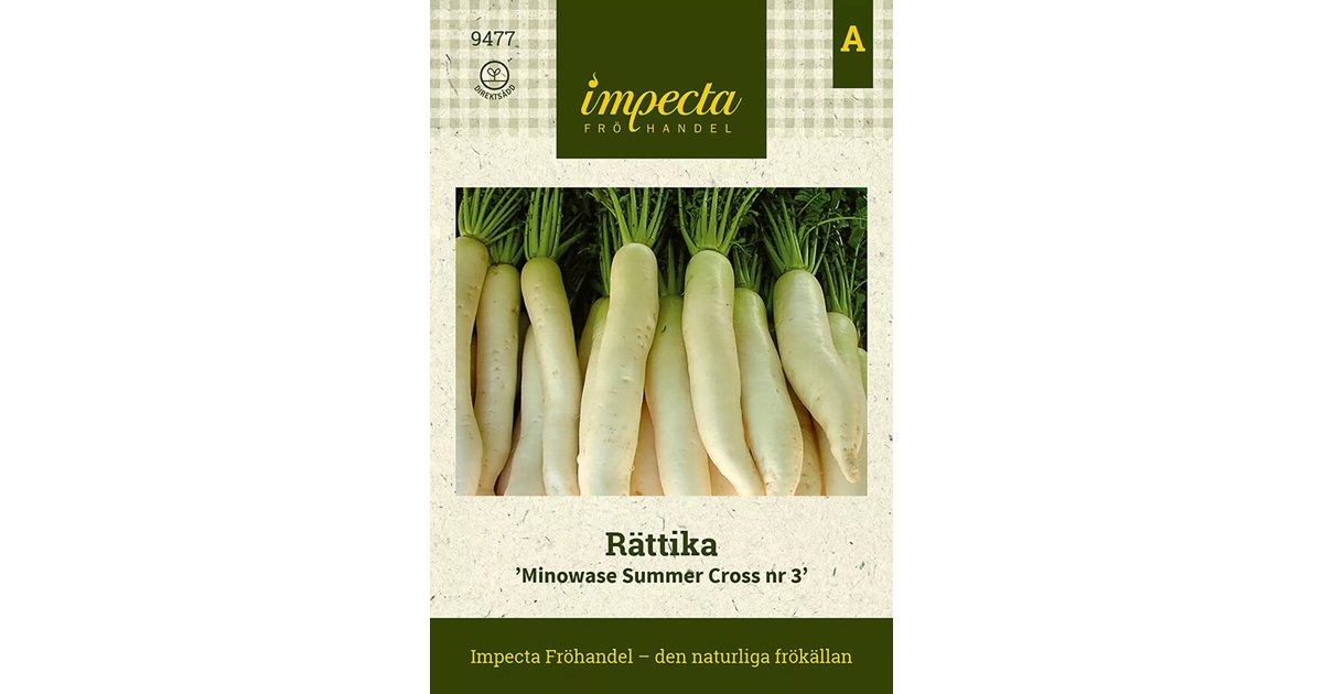 Rättika 'Minowase Summer Cross Nr 3' 60 st
