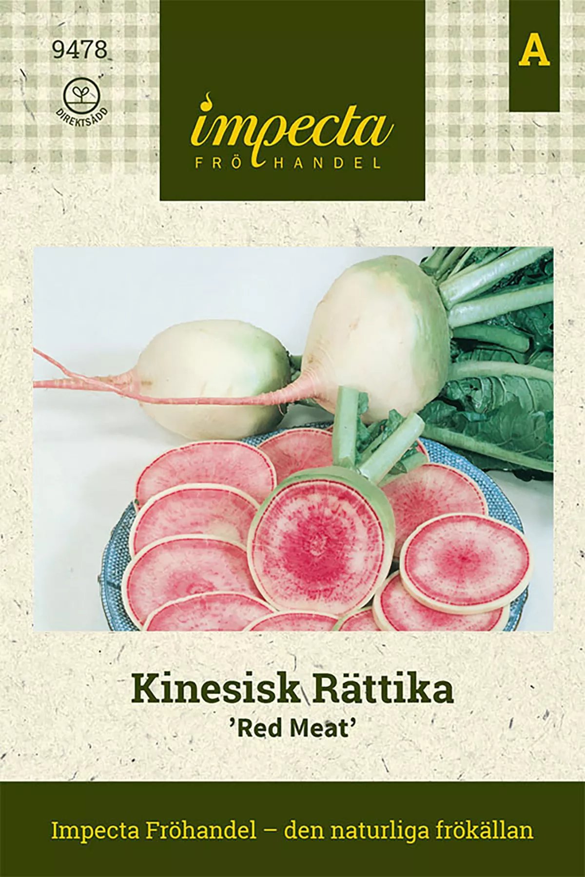 Kinesisk Rättika 'Red Meat' 50 st