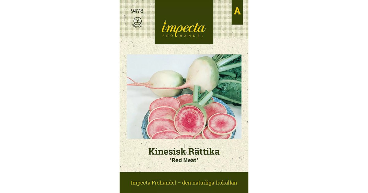Kinesisk Rättika 'Red Meat' 50 st