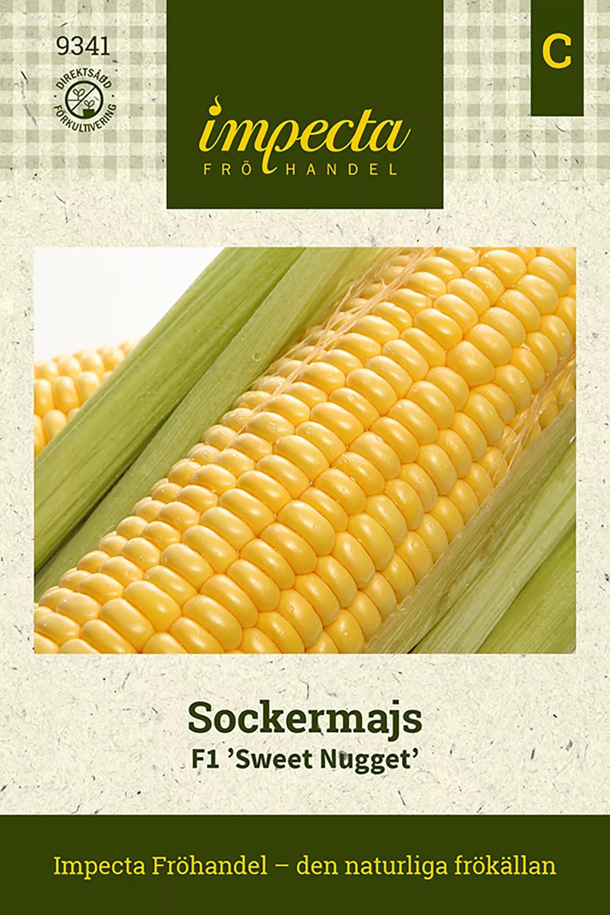 Zuckermais Sweet Nugget F1 – Pflanzensamen, Süßer Mais Für Den Gartenanbau