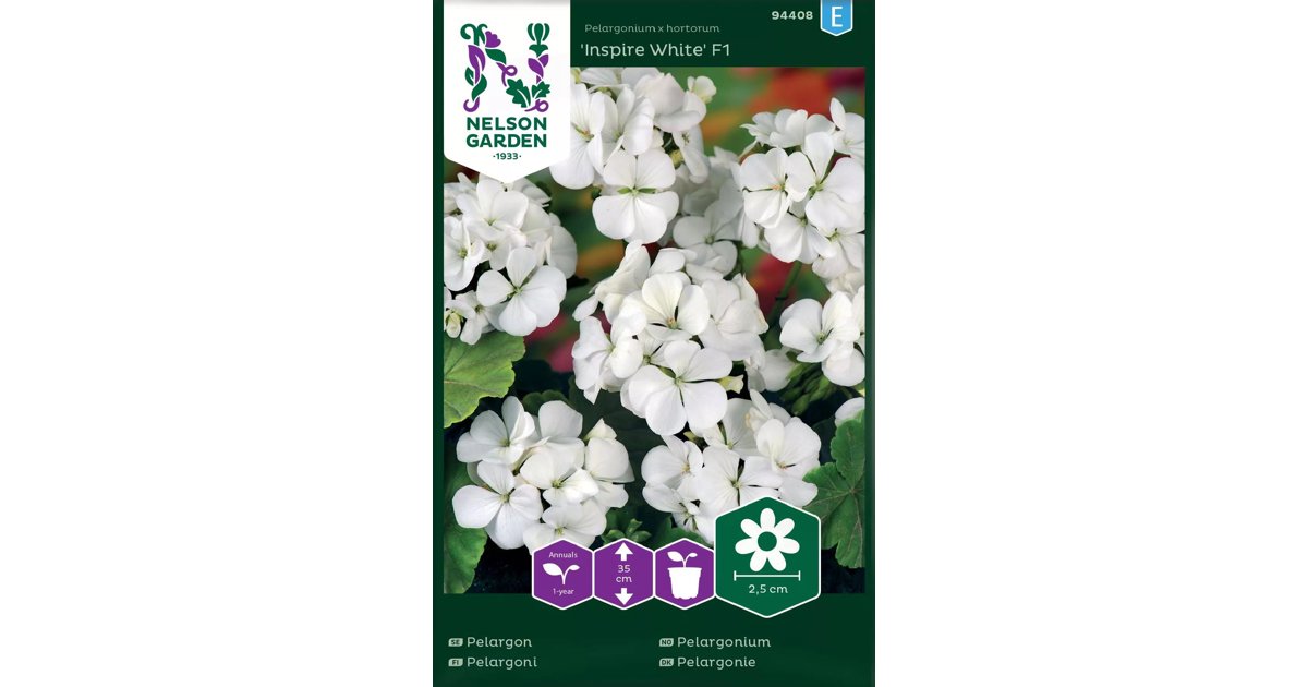 Pelargon Inspire White F1