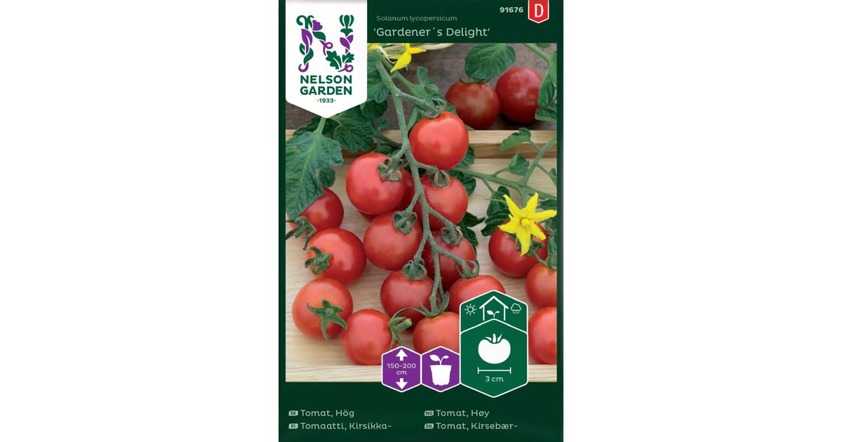 Tomat, Hög Gardener´S Delight